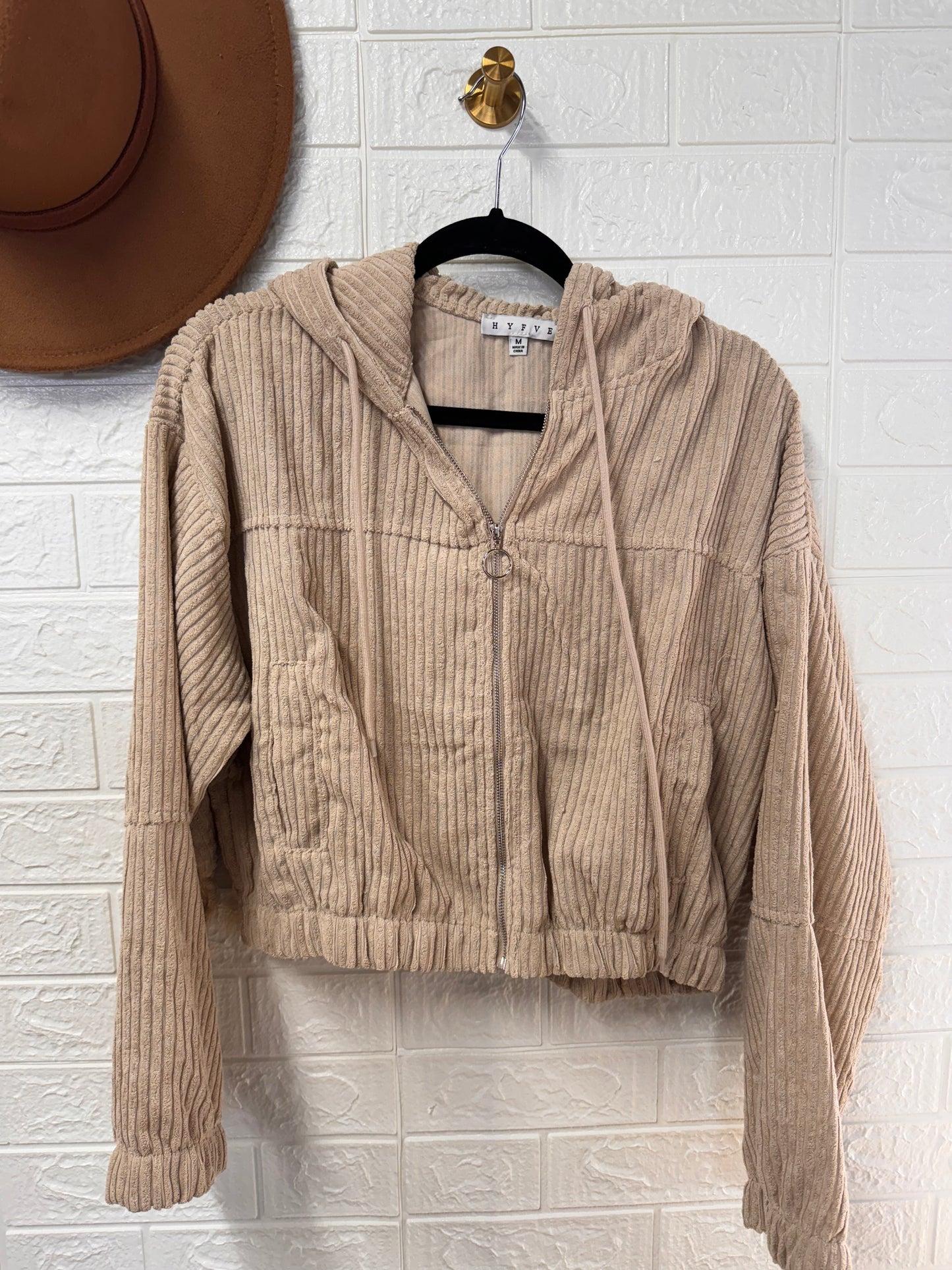 Tan Crop Jacket (final sale)