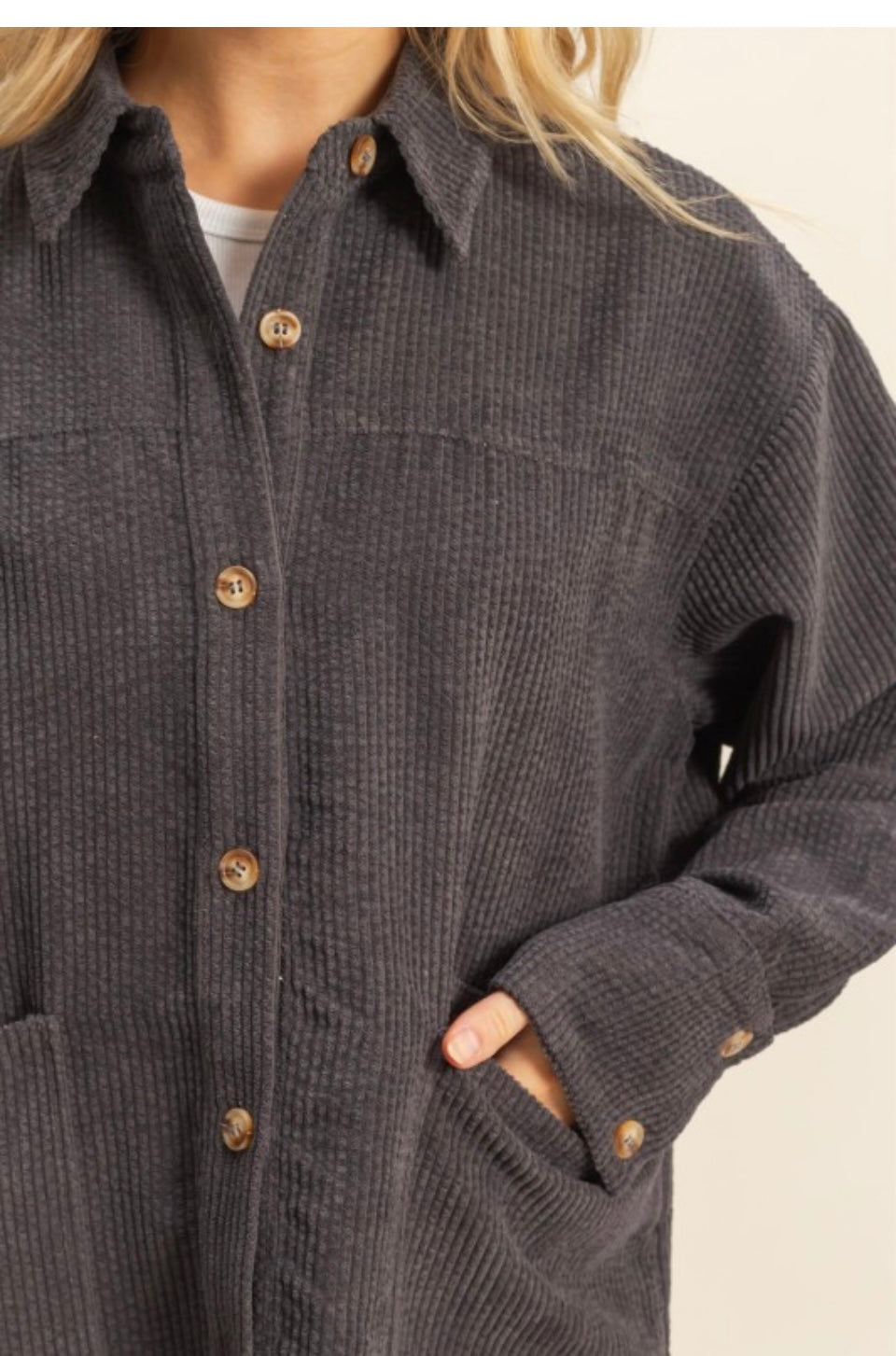 Soft Classic Corduroy Shacket