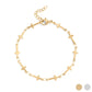 18K Gold PVD Stainless Steel Cross Chain Bracelet