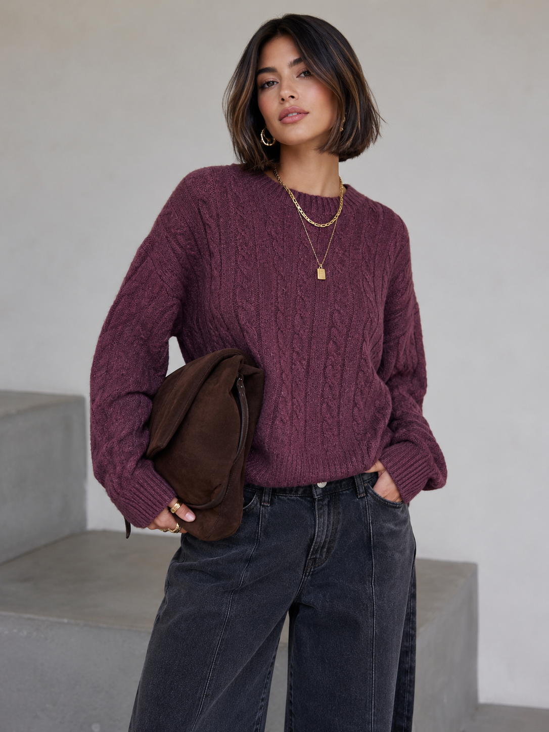 Signature Cable Knit Sweater