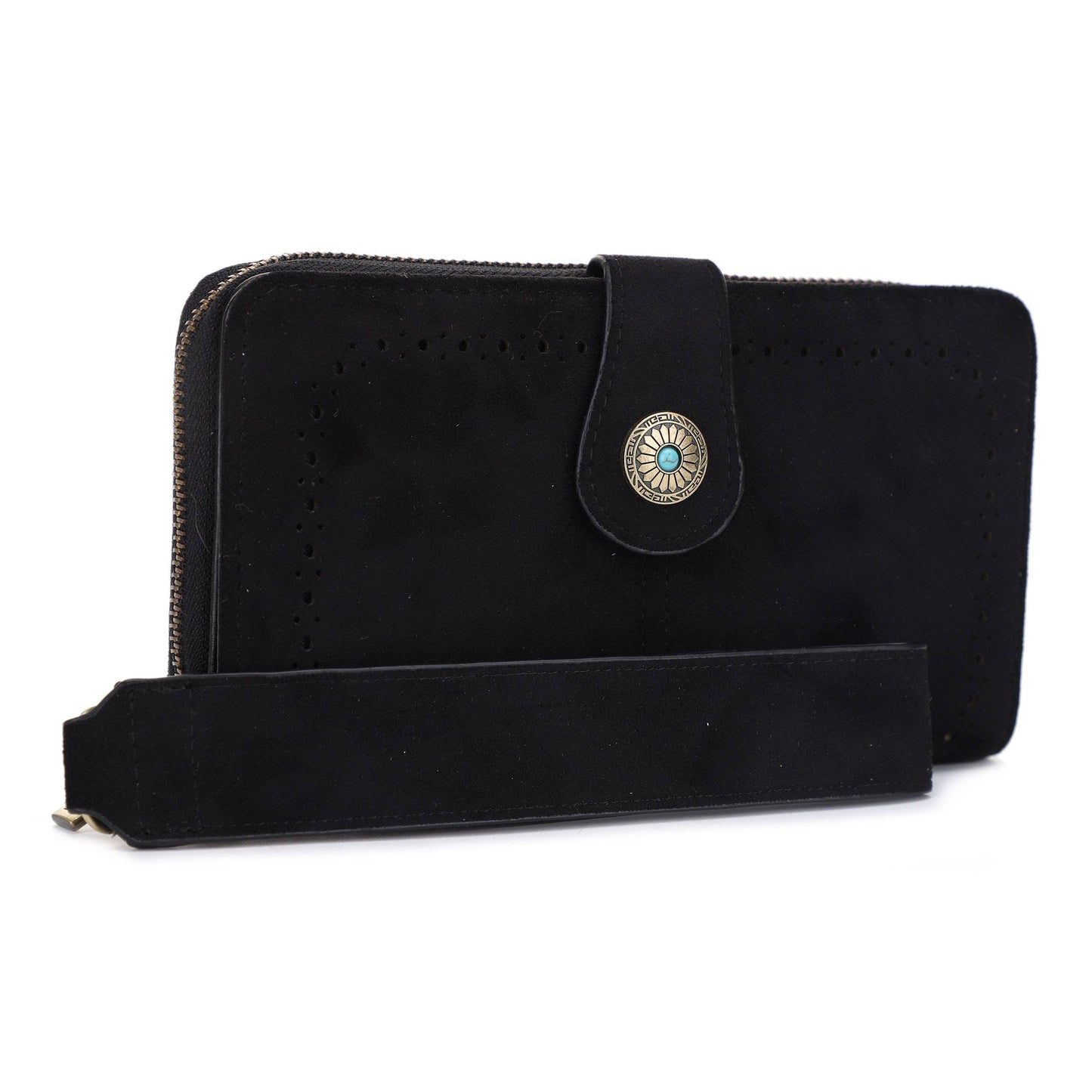 Harper Faux Suede Wallet
