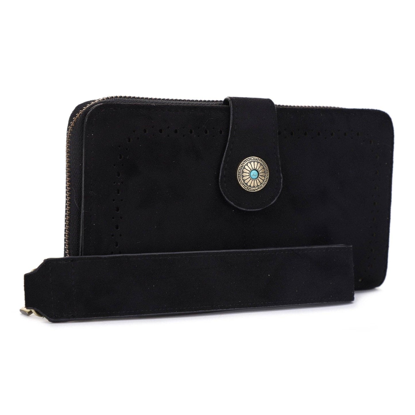 Harper Faux Suede Wallet