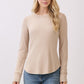 Ribbed Crew Neck