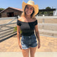 Off the shoulder Top (Final Sale)