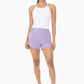 Seamless Ribbed T-Strap Tank Top: White (final sale)