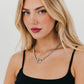 Lucky Me Horseshoe Toggle Necklace - WATERPROOF: Silver
