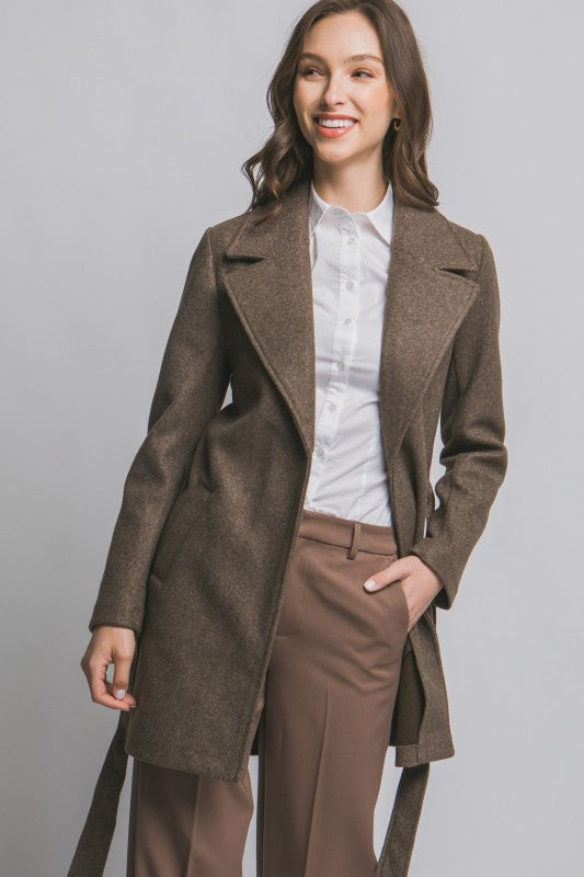 Wrap Coat with Belt