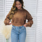 Cropped Fleece Sweatshirt (final sale)