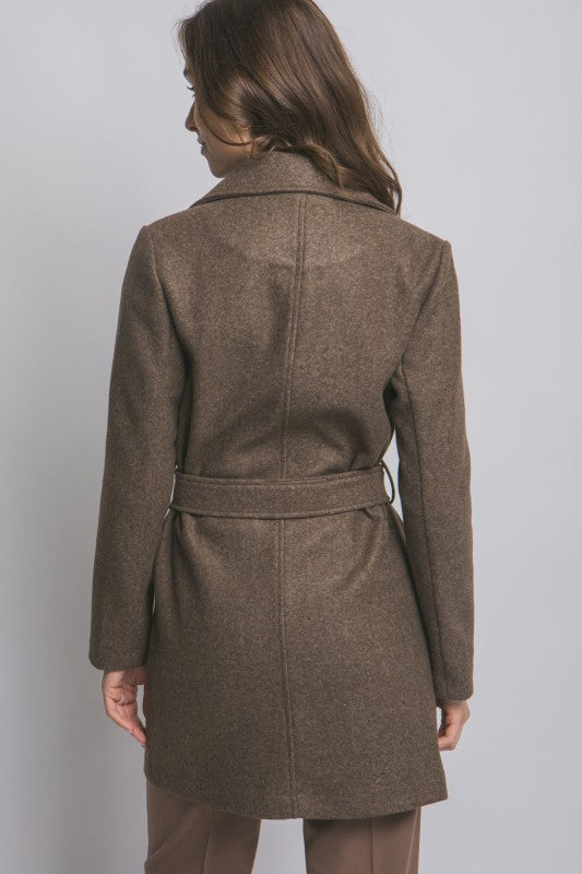 Wrap Coat with Belt