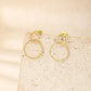 Double Circle Earrings