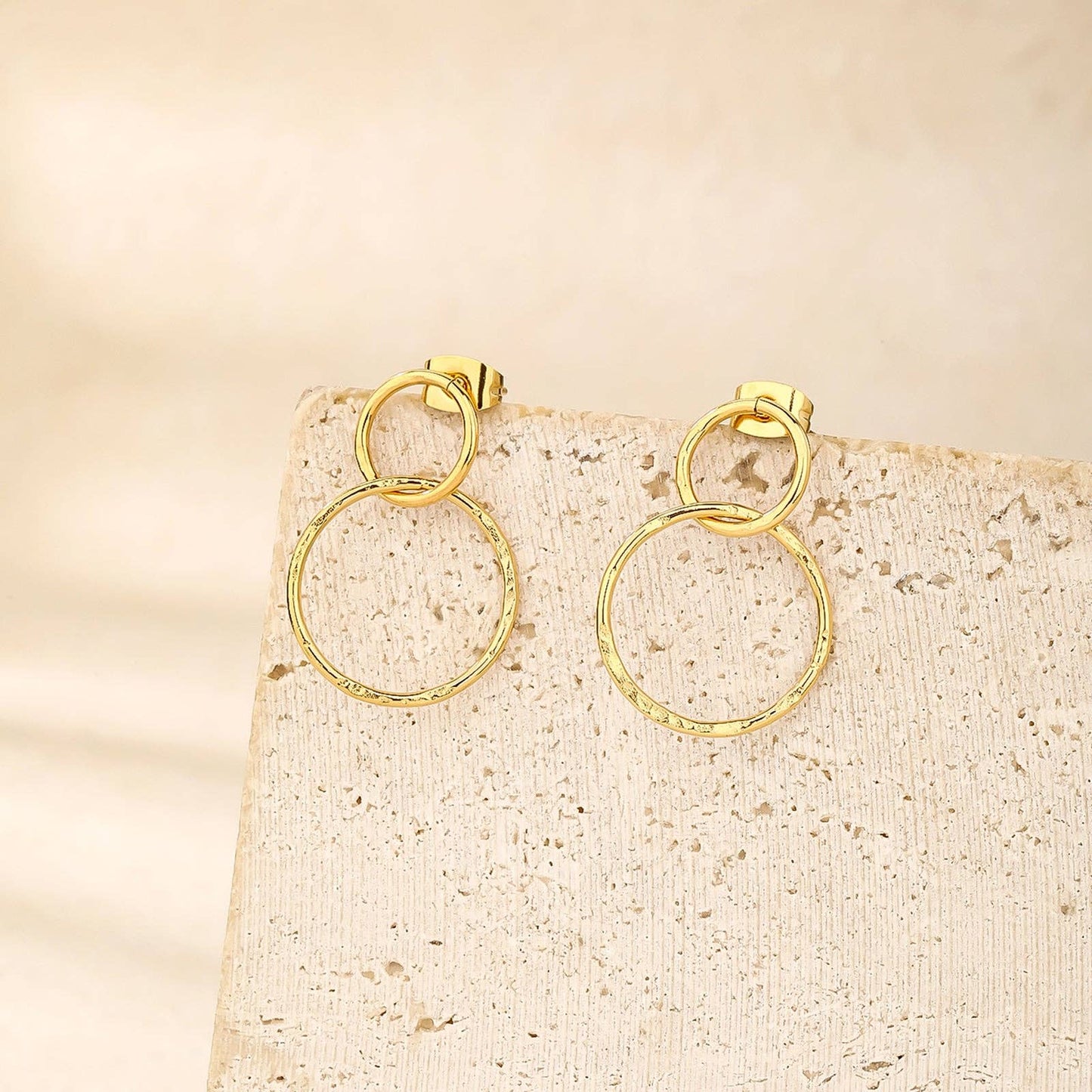 Double Circle Earrings