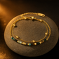 14K Gold Double Layer Beaded Boho Chain Bracelet
