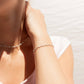 18K Gold PVD Stainless Steel Confetti Chain Bracelet: Gold