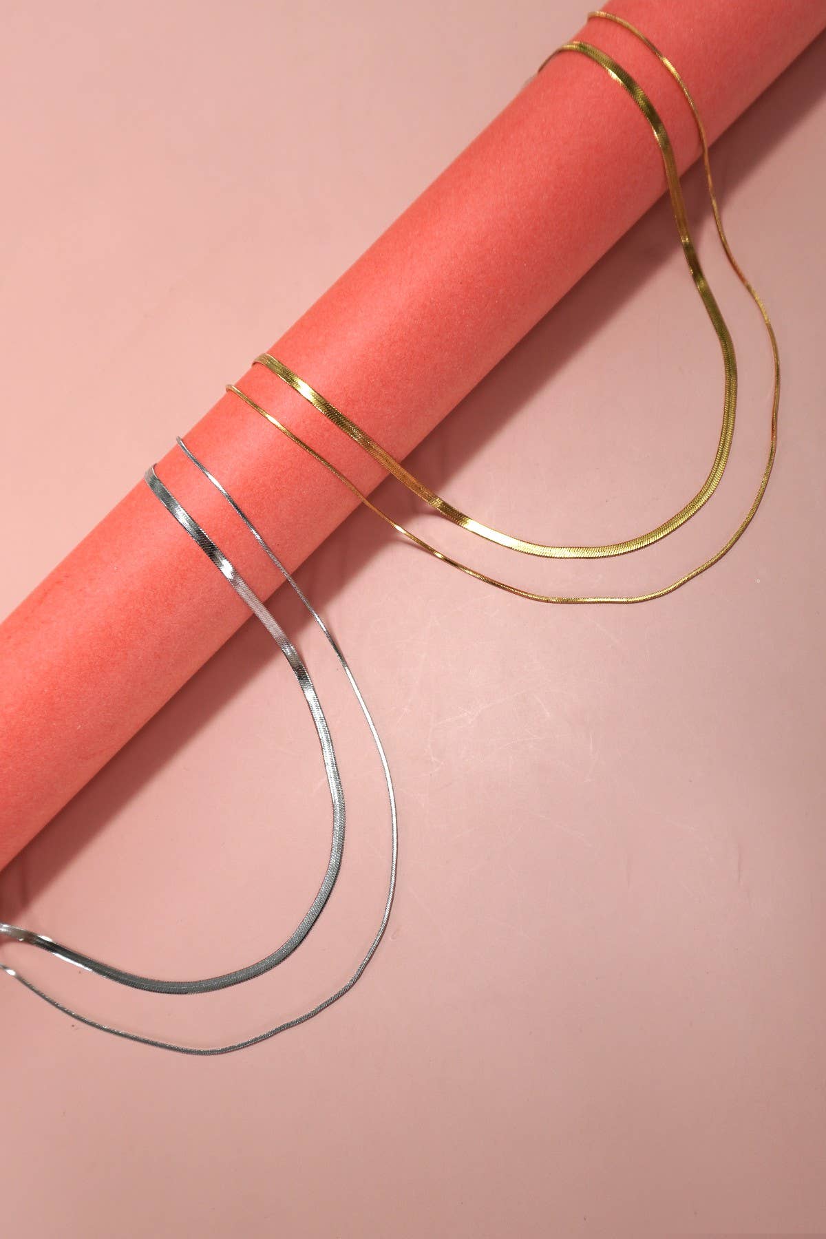 Alice 18k STAINLESS STEEL TARNISH FREE  MULTI LAYER NECKLACE Silver or Gold