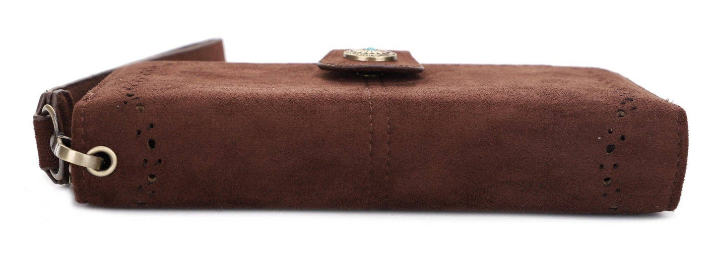 Harper Faux Suede Wallet