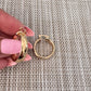 18K Gold Filled 6mm Thin Lever Back Hoop Earrings