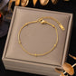 Camila 18K GOLD FILLED WATERPROOF TARNISH FREE BRACELET BALL CHAIN