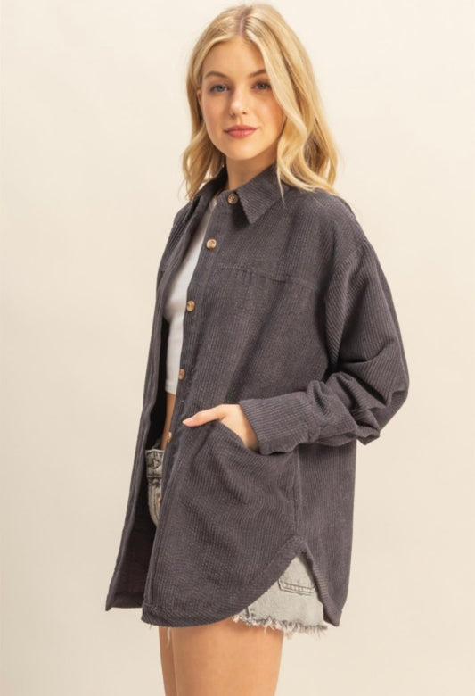 Soft Classic Corduroy Shacket