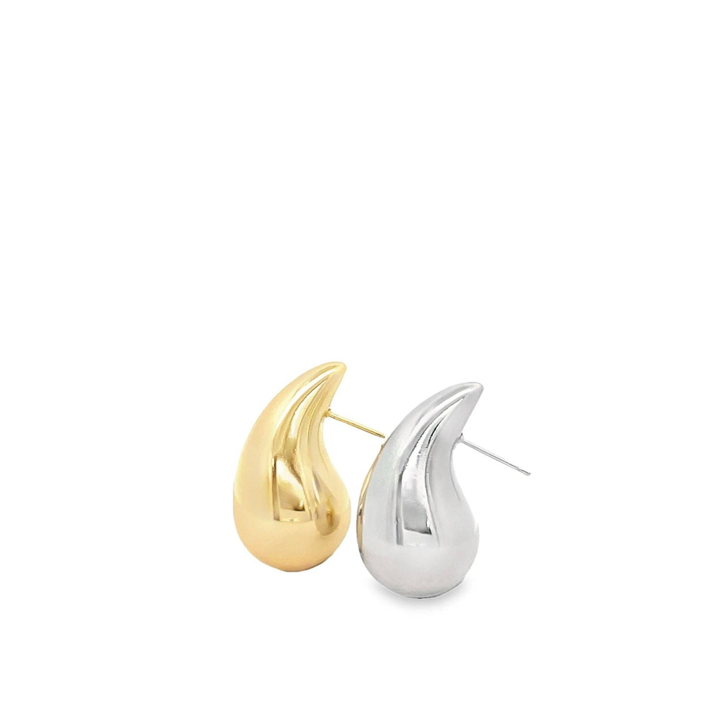 Maya 18K Gold Filled Teardrop Dangle Earrings: Gold / Small