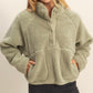 Cozy Sherpa Half Snap Jacket