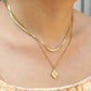 Aubrey 18K STAINLESS STEEL TARNISH FREE LAYERED NECKLACE GOLD