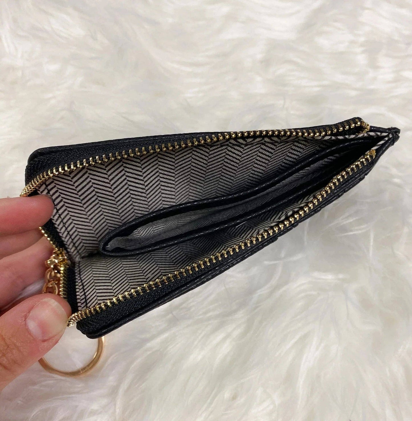 Small But Big Faux Leather Card Holder Wallet