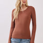 Layered Round Neck Long Sleeve