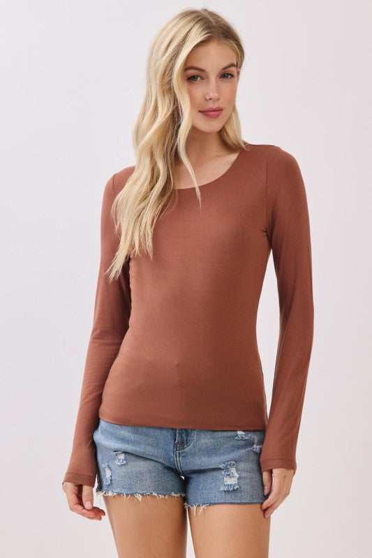 Layered Round Neck Long Sleeve