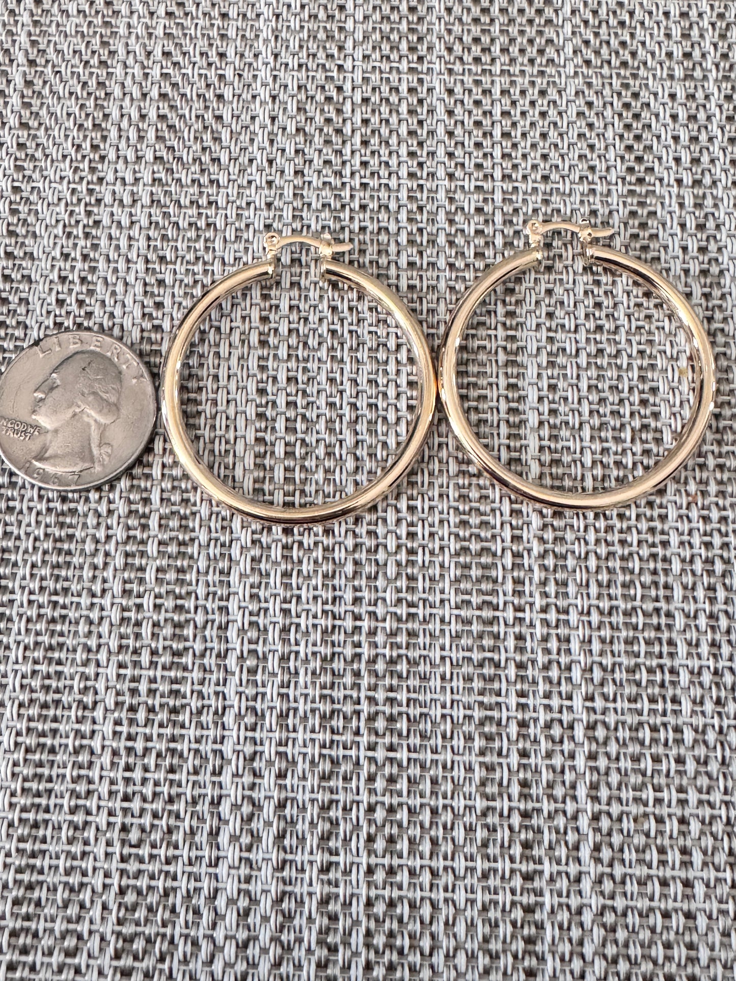 18K Gold Filled 3mm Slim Hoops LeverBack Hoop Earring