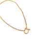 Lucky Me Horseshoe Toggle Necklace - WATERPROOF: Silver