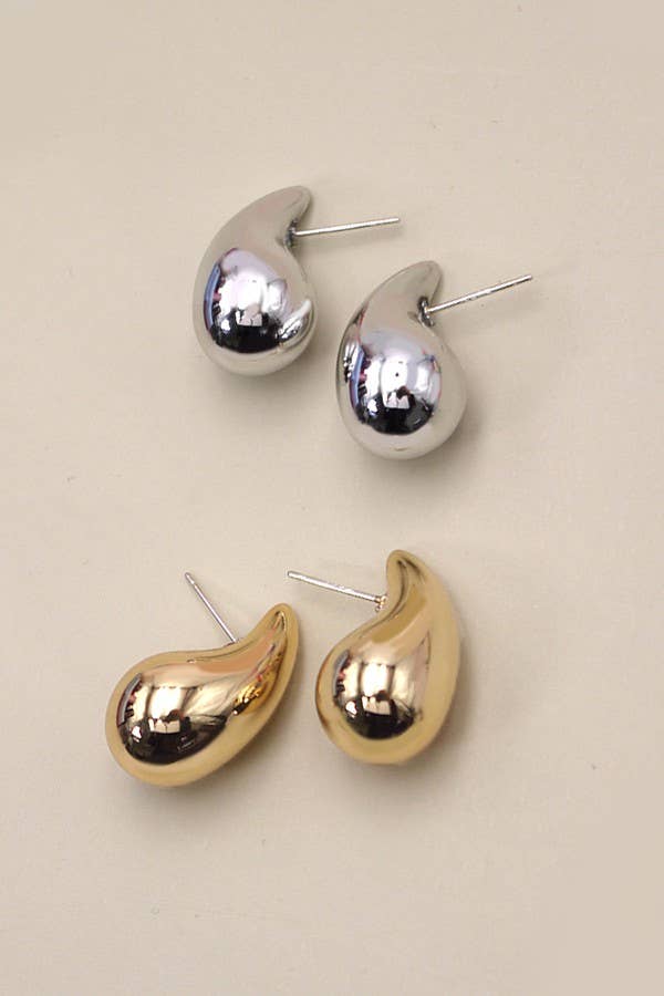 GRACEFUL LIGHTWEIGHT TEARDROP EARRINGS
