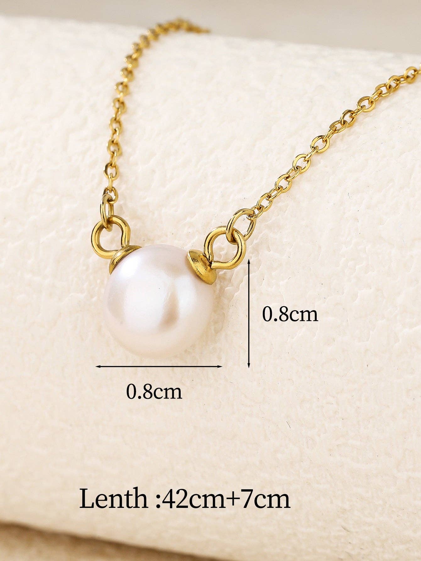 8 MM Freshwater Pearl Necklace