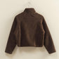 Cozy Sherpa Half Snap Jacket