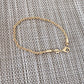 Rope Chain Bracelet With Round Cap.       7' Inch (Bracelet)
