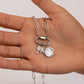 18K Gold PVD Paperclip Carabiner Necklace: Stainless / Gold 18+2"