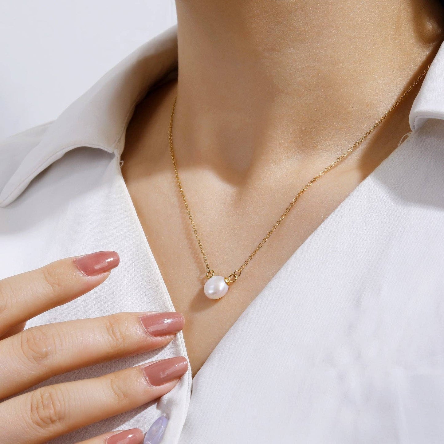 8 MM Freshwater Pearl Necklace