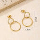 Double Circle Earrings