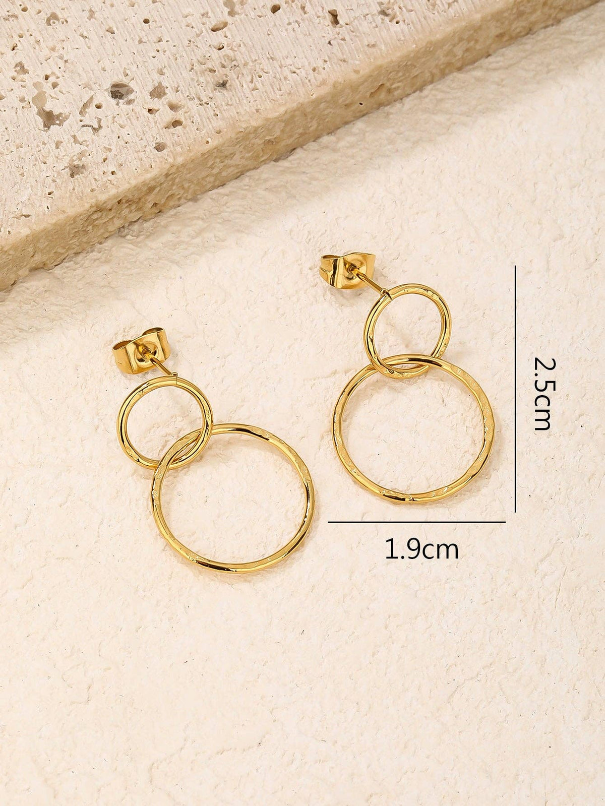 Double Circle Earrings