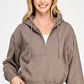 Fleece Half Zip Hoodie