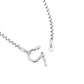 Lucky Me Horseshoe Toggle Necklace - WATERPROOF: Silver