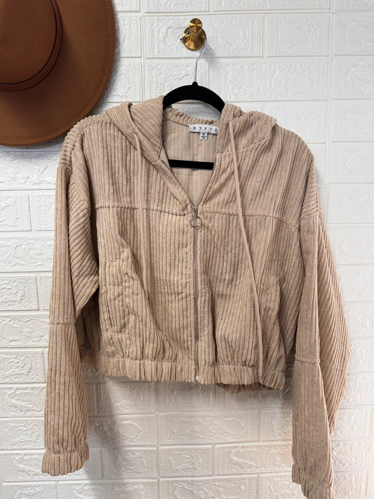 Tan Crop Jacket (final sale)