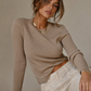 Ribbed Crewneck Sweater