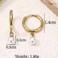 Delicate Pearl Drop Earrings