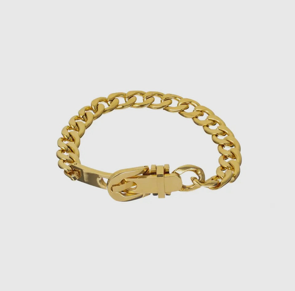 18k Gold Filled Belt Bracelet