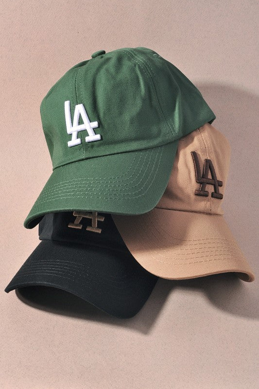 LA EMBROIDERED CAP