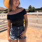 Off the shoulder Top (Final Sale)