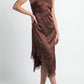 Satin Midi Slip Dress