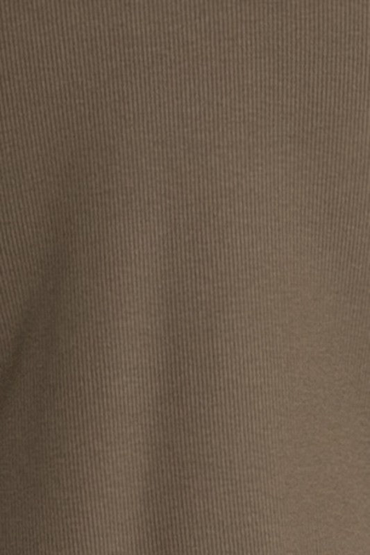 Ribbed Crew Neck