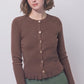 Wave Trim Cardigan