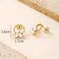 Gold Pearl Dangle Drop Earring For Women